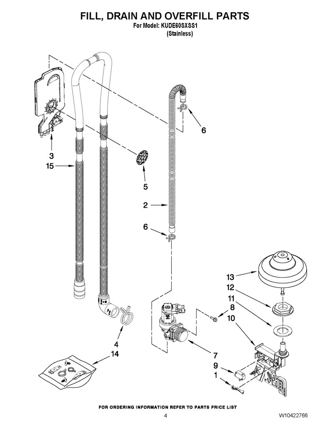 Diagram for KUDE60SXSS1