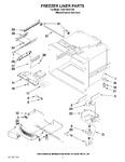 Diagram for 02 - Freezer Liner Parts