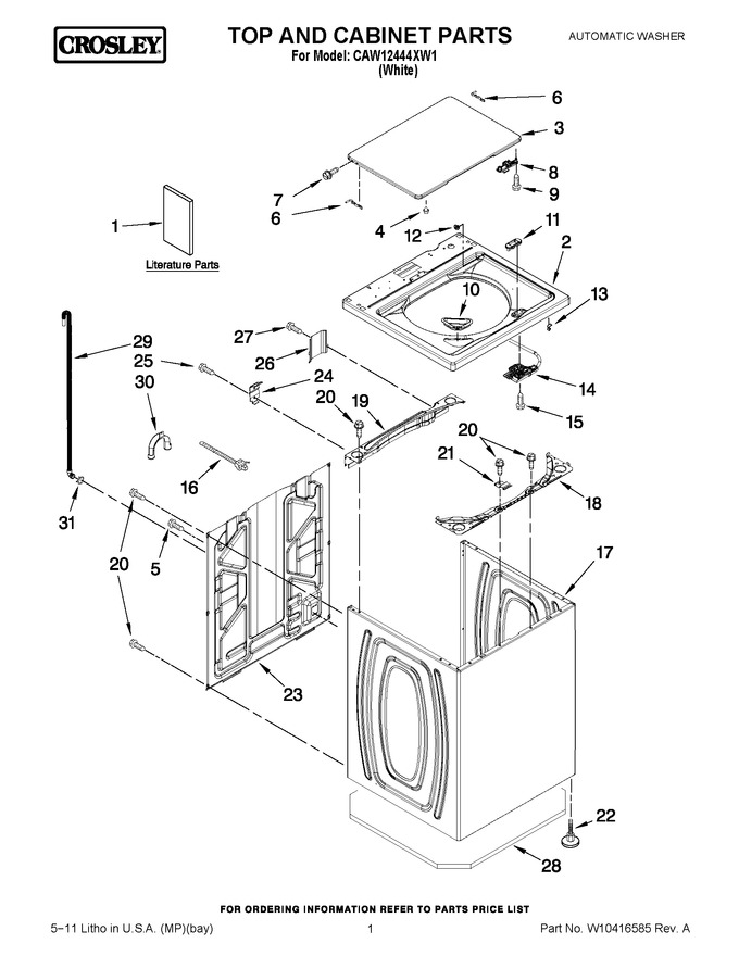 Diagram for CAW12444XW1