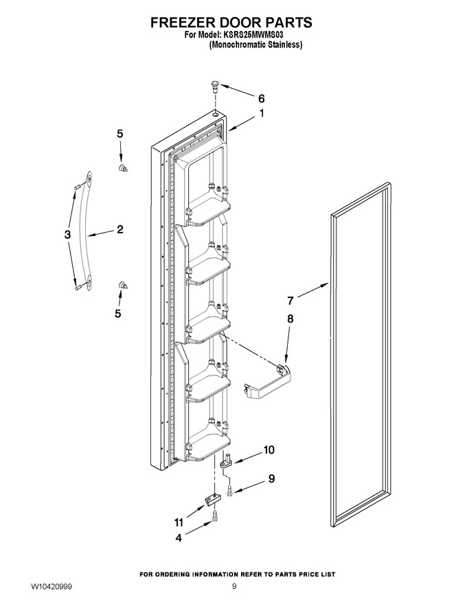 Diagram for KSRS25MWMS03