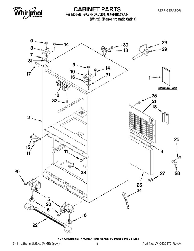 Diagram for GX5FHDXVQ04