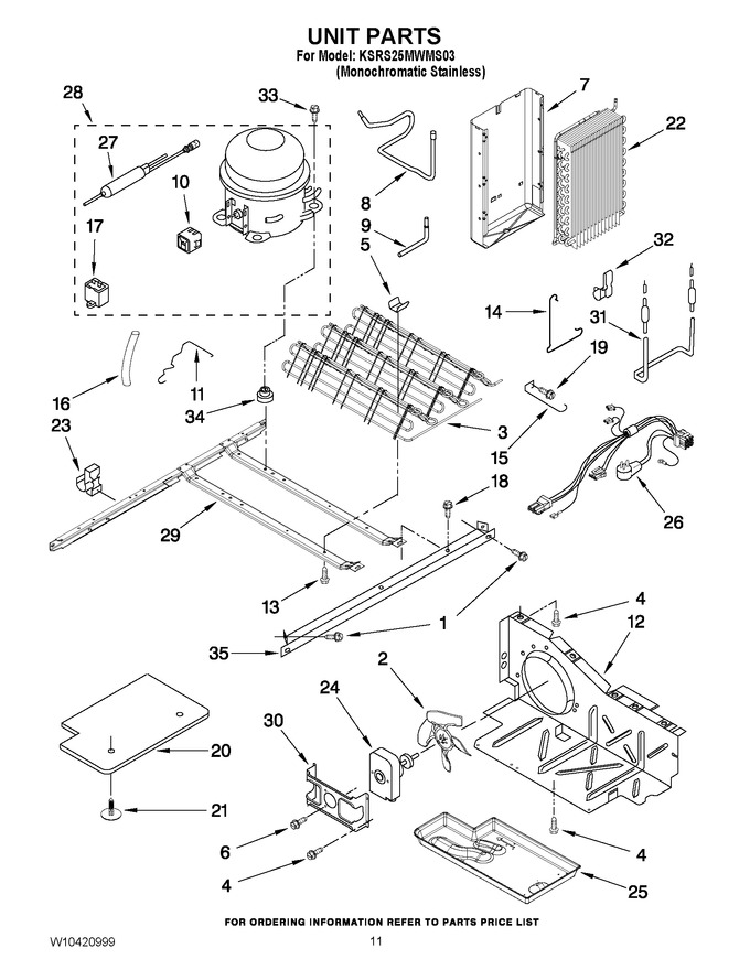 Diagram for KSRS25MWMS03