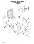 Diagram for 08 - Dispenser Front Parts