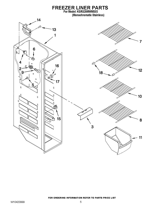 Diagram for KSRS25MWMS03