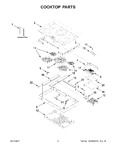 Diagram for 02 - Cooktop Parts