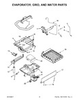 Diagram for 03 - Evaporator, Grid, And Water Parts