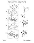 Diagram for 08 - Refrigerator Shelf Parts