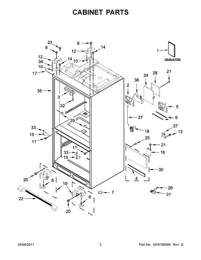 Diagram for KRFF507EWH00