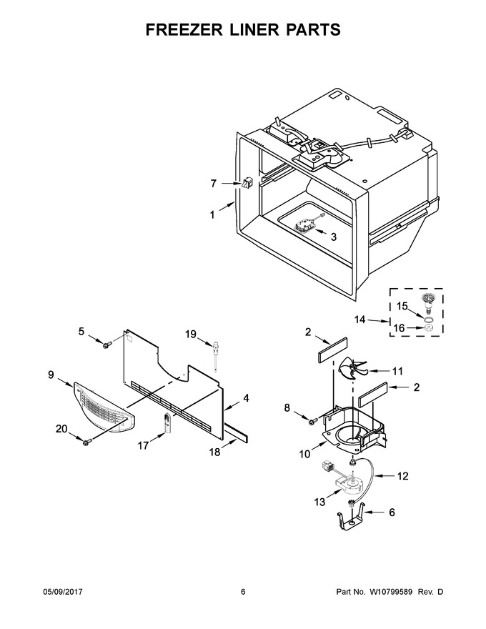 Diagram for KRFF507EWH00