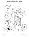 Diagram for 03 - Refrigerator Liner Parts