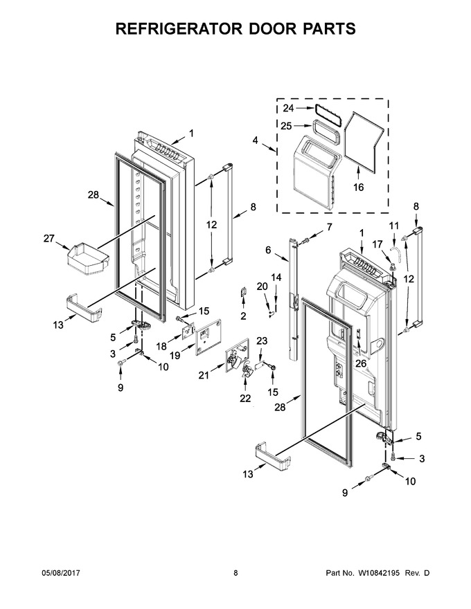 Diagram for KRFF507EWH01