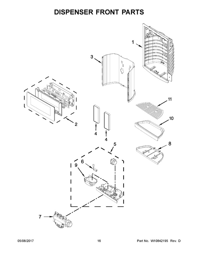 Diagram for KRFF507EWH01