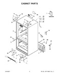 Diagram for 02 - Cabinet Parts