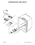 Diagram for 03 - Refrigerator Liner Parts