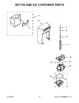 Diagram for 06 - Motor And Ice Container Parts