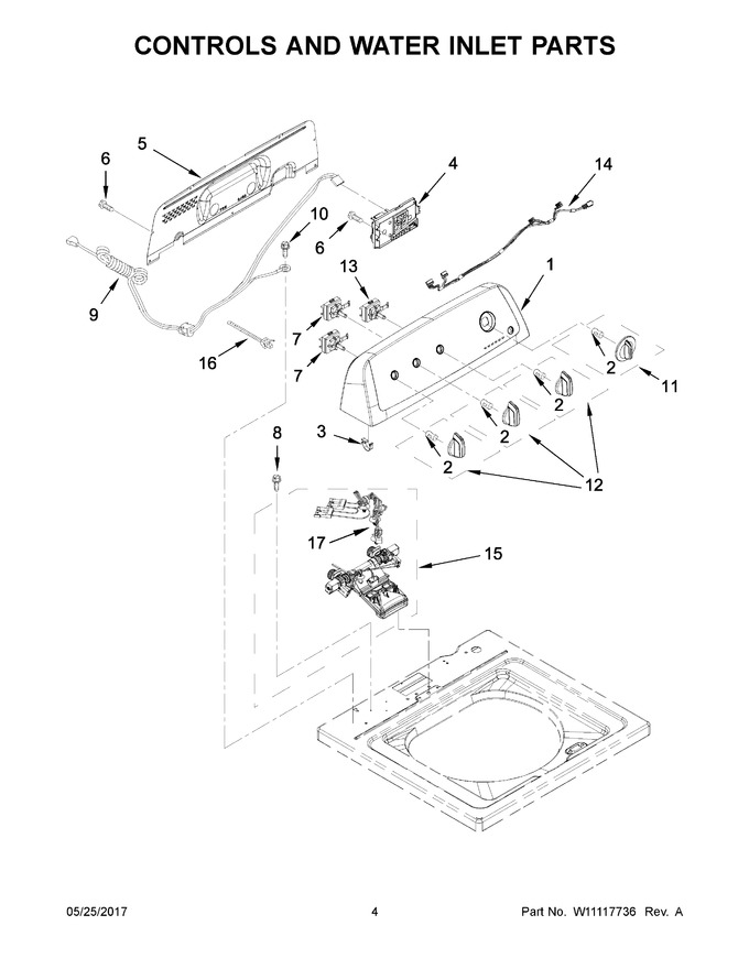 Diagram for 1CWTW4705GW0