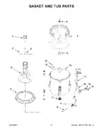 Diagram for 04 - Basket And Tub Parts