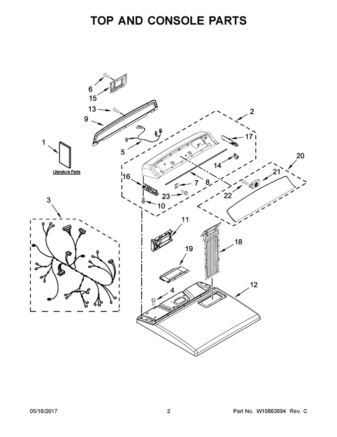 Diagram for WED7300DC1