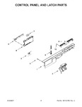 Diagram for 03 - Control Panel And Latch Parts