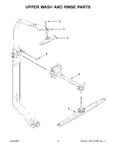 Diagram for 08 - Upper Wash And Rinse Parts