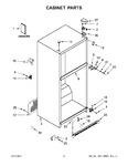 Diagram for 02 - Cabinet Parts