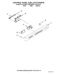 Diagram for 02 - Control Panel And Latch Parts