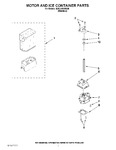 Diagram for 05 - Motor And Ice Container Parts