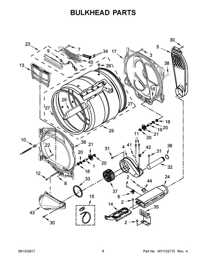 Diagram for WED8000DW4