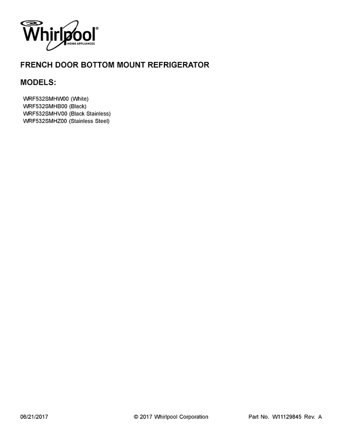 Diagram for WRF532SMHV00