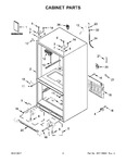 Diagram for 02 - Cabinet Parts