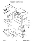 Diagram for 04 - Freezer Liner Parts