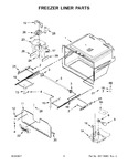 Diagram for 04 - Freezer Liner Parts