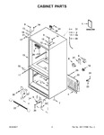 Diagram for 02 - Cabinet Parts