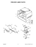 Diagram for 04 - Freezer Liner Parts