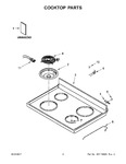 Diagram for 02 - Cooktop Parts