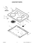 Diagram for 02 - Cooktop Parts