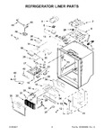 Diagram for 03 - Refrigerator Liner Parts