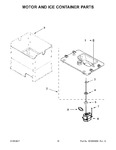 Diagram for 10 - Motor And Ice Container Parts