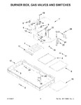 Diagram for 03 - Burner Box, Gas Valves And Switches