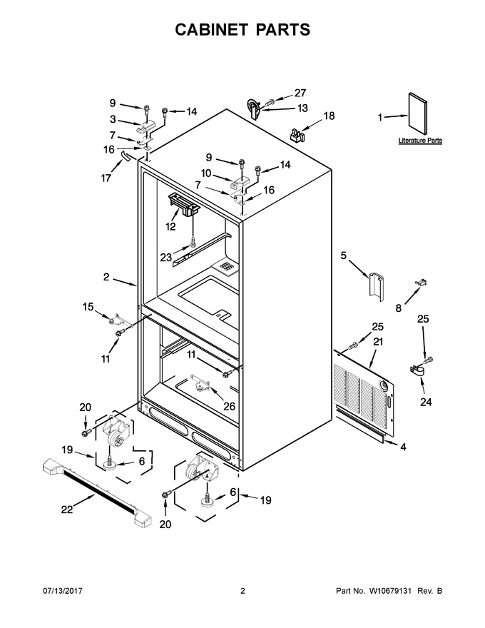 Diagram for WRF535SWBW00