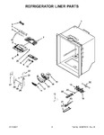 Diagram for 03 - Refrigerator Liner Parts