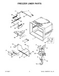 Diagram for 04 - Freezer Liner Parts