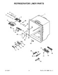 Diagram for 03 - Refrigerator Liner Parts