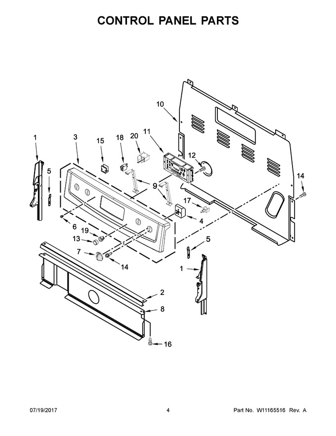 Diagram for 4KWFE7685EW1