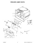 Diagram for 04 - Freezer Liner Parts