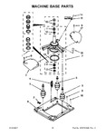 Diagram for 10 - Machine Base Parts