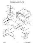 Diagram for 04 - Freezer Liner Parts