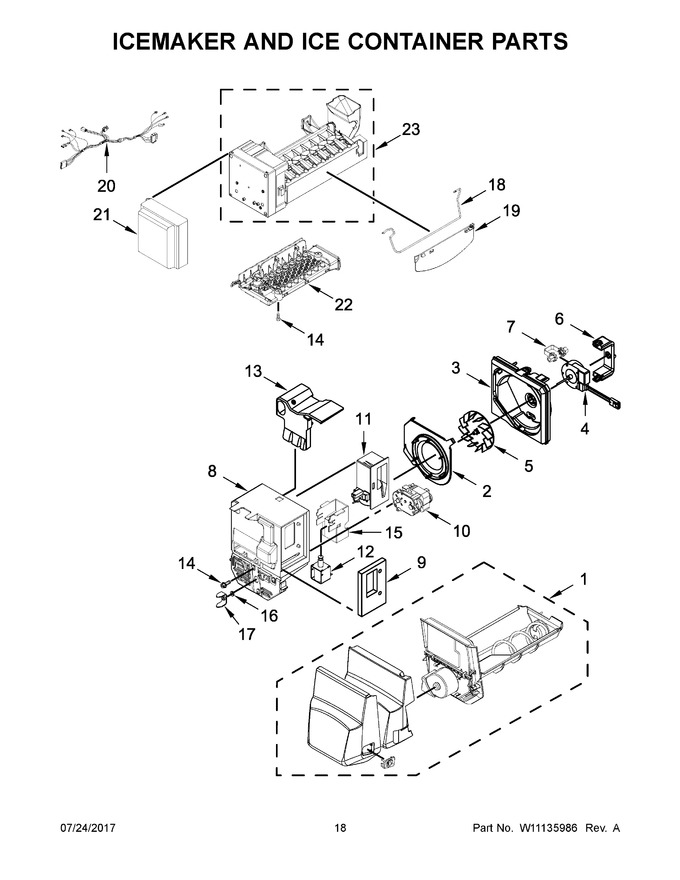 Diagram for WRF555SDFZ03