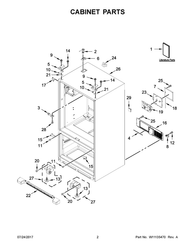 Diagram for WRF555SDHV01