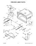 Diagram for 04 - Freezer Liner Parts